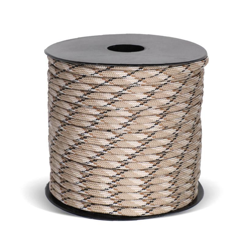50 Meter Long Spool Mounted 4mm 9 Core Umbrella Rope Outdoor Camping Emergency Survival Rope Tent Awning Rope Windproof Rope