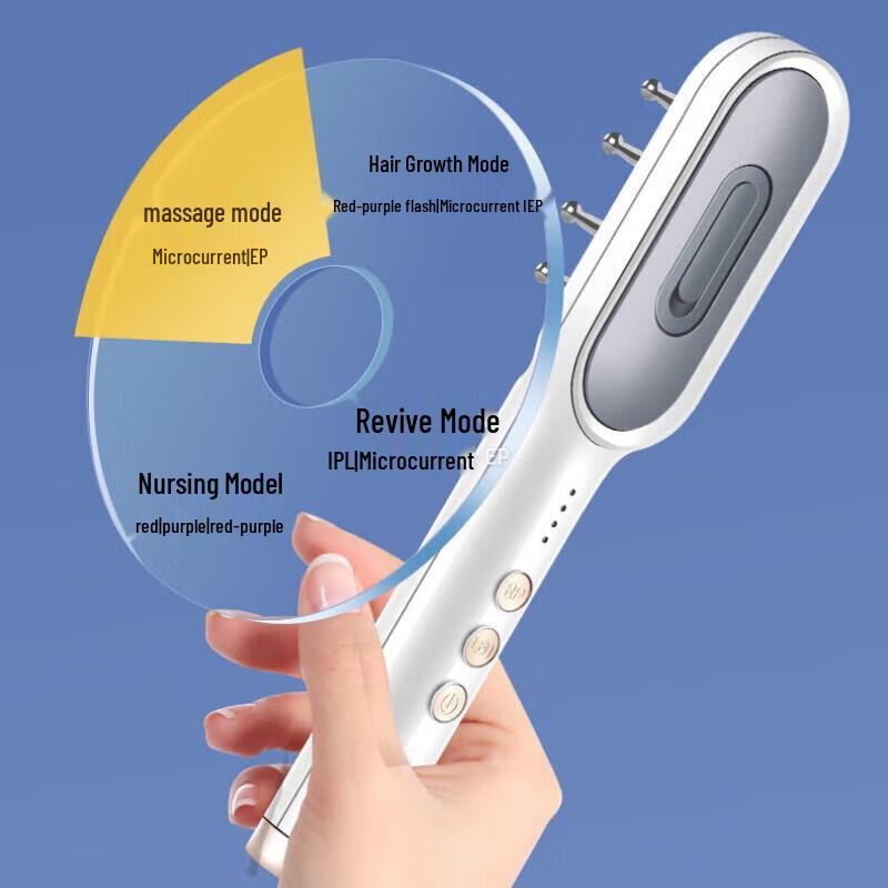 K·SKIN Red Light Hair Growth Comb with Liquid Applicator