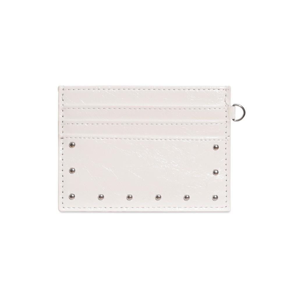 Ультратонкий держатель для карт на заклепках с несколькими отделениями, кошелек для монет, решение для хранения белый