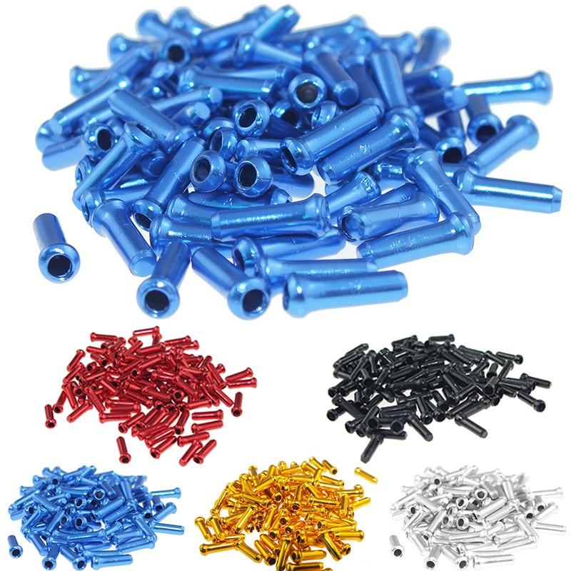 Bike Cable End cap Bicycle Cycling Inner Aluminum Wire 100 pcs Shift Brake