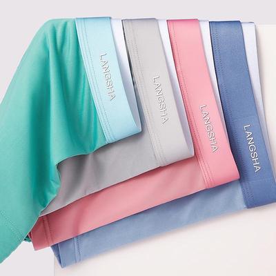 4 Pçs/set Boxer Shorts Roupa Interior Masculina de Alta Qualidade Cor Sólida Sem Costura Plus Size 3XL