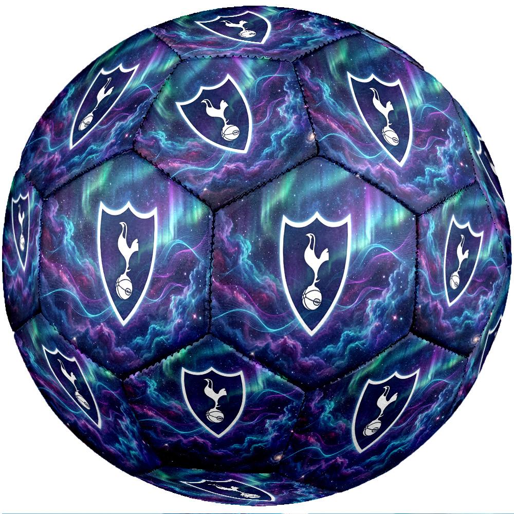 Tottenham Hotspur Theme Soccer Ball Size 5 Soccer Ball Soft Touch Professional Training Football for Outdoor Sports
