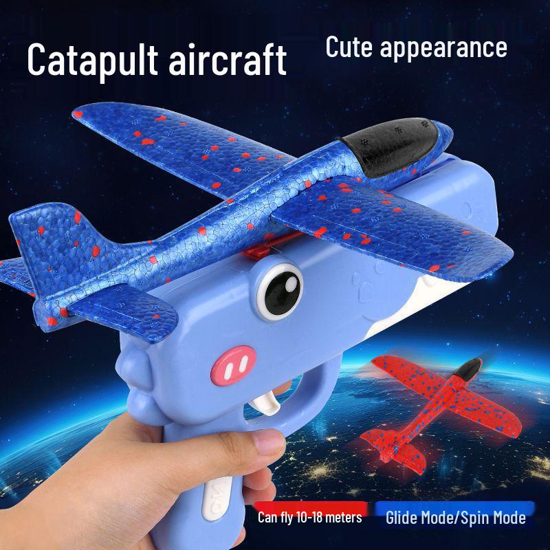 Children's Foam Plane Launcher: Handheld Glider & Parent-Child Outdoor Interactive Toy