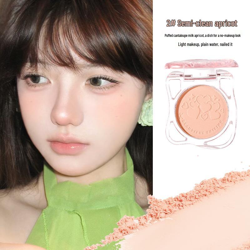 xixi Glowing Rendezvous: Translucent Blush - Natural Matte, Highlight & Expand Color, Easy for Complexion - Ideal for Students