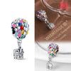 Ruby Openworkair Balloon Pendant Copper Colors For Charms Copper Colors Original Bracelet For Jewelry Making