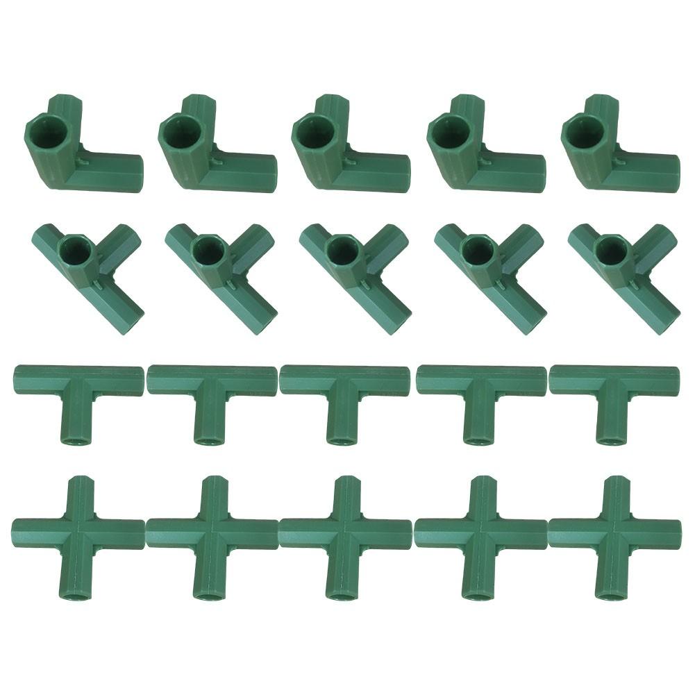 Koblinger for drivhuskonstruksjoner 11mm Kraftige hagebeslag