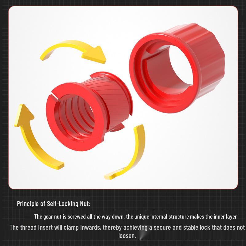 Eco-Friendly Safety Lock Anti-Loosening Nut Dumbbell Bar for Weightlifting