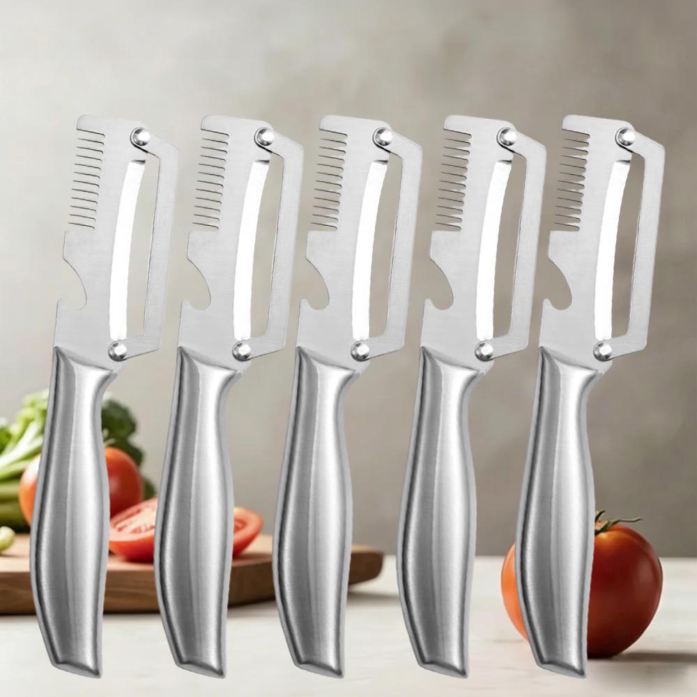 Multifunctional Peeler Stainless Steel Durable Sharp Blade Suitable for All Kinds of Fruits and Vegetables Home Kitchen Tool