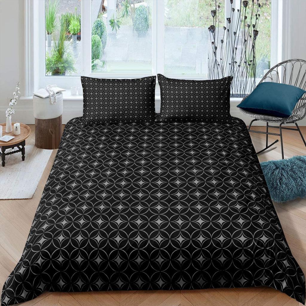 Polyester Comfortable Floral Pattern Duvet Cover Set With Duvet Cover And Pillowcases King Queen Twin Sizes For All Ages