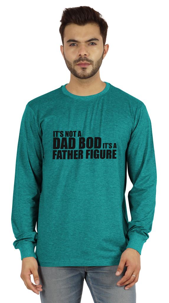 Inkmeso Mens Tshirt   Its Not A Dad Bod Its A Father Figure   Funny Quotes Daddy Tee