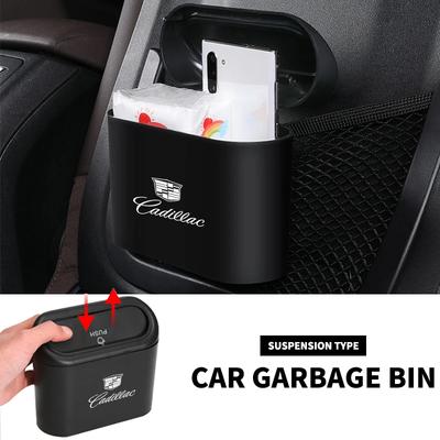 Poubelle Suspendue Carrée à Pression Pour Voiture Avec Emblème ESCALADE ATS BLS CT4 CT6 SRX STS XT4 XT5 SLR XT6 XTS Accessoires