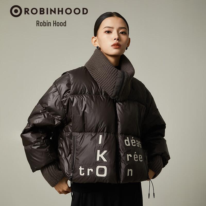 ROBINHOOD Women's Short Down Puffer Jacket