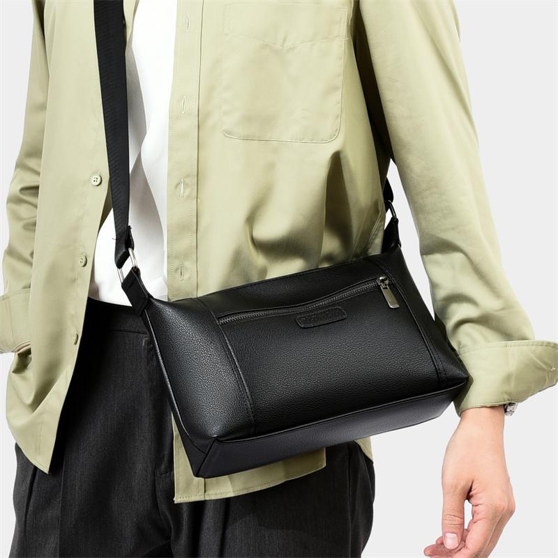 Lightweight Multi-Layer Shoulder Bag Men's Handbag Lightweight Crossbody Bag