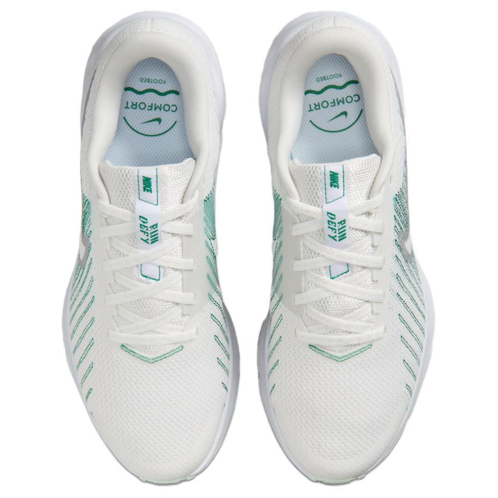 Nike Run Defy Comfortable Versatile Breathable Casual Running Shoes Women Sneaker White Green HM9593-122