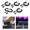 50-200cm Adjustable HDTV Port 4K Coiled Cable Male To Male Adapter Cord for TV and Display Monitors 1.4 Version