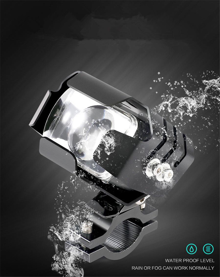 

Motorcycle spotlight-G5E black (right)