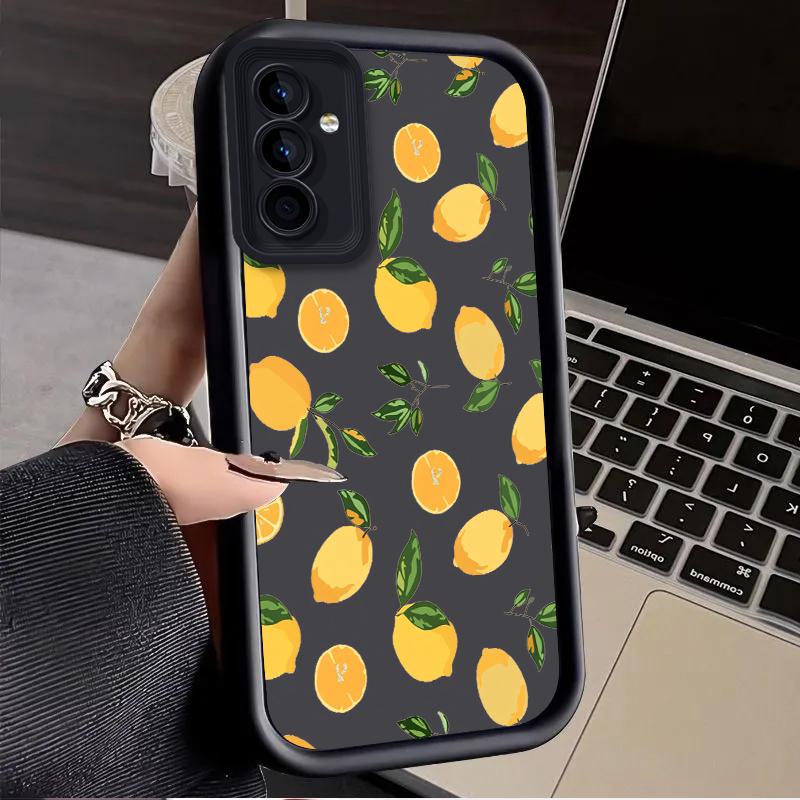 Fresh Lemon Case for Samsung Galaxy A53 A50 A50S A36 5G A35 A34 A33 A32 A30 A26 A24 A23 A22 A20 A16 A15 A14 A13 A12 4G Cover
