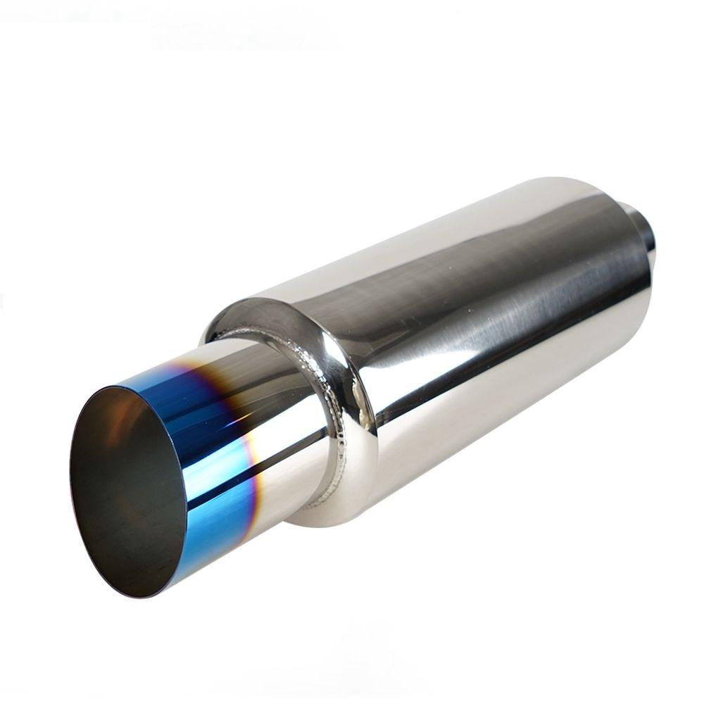 

Автоматический глушитель выхлопной трубы 2 вход 3 выход нержавеющая сталь выхлопная труба обожженного типа глушитель выхлопная труба для универсального