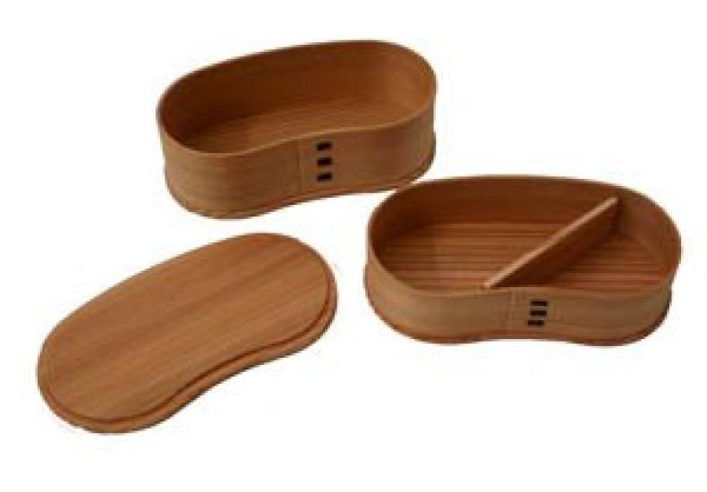 Made In Japan by Akita Odate Kogei, Magewappa Lunch Box (Hangou Style)