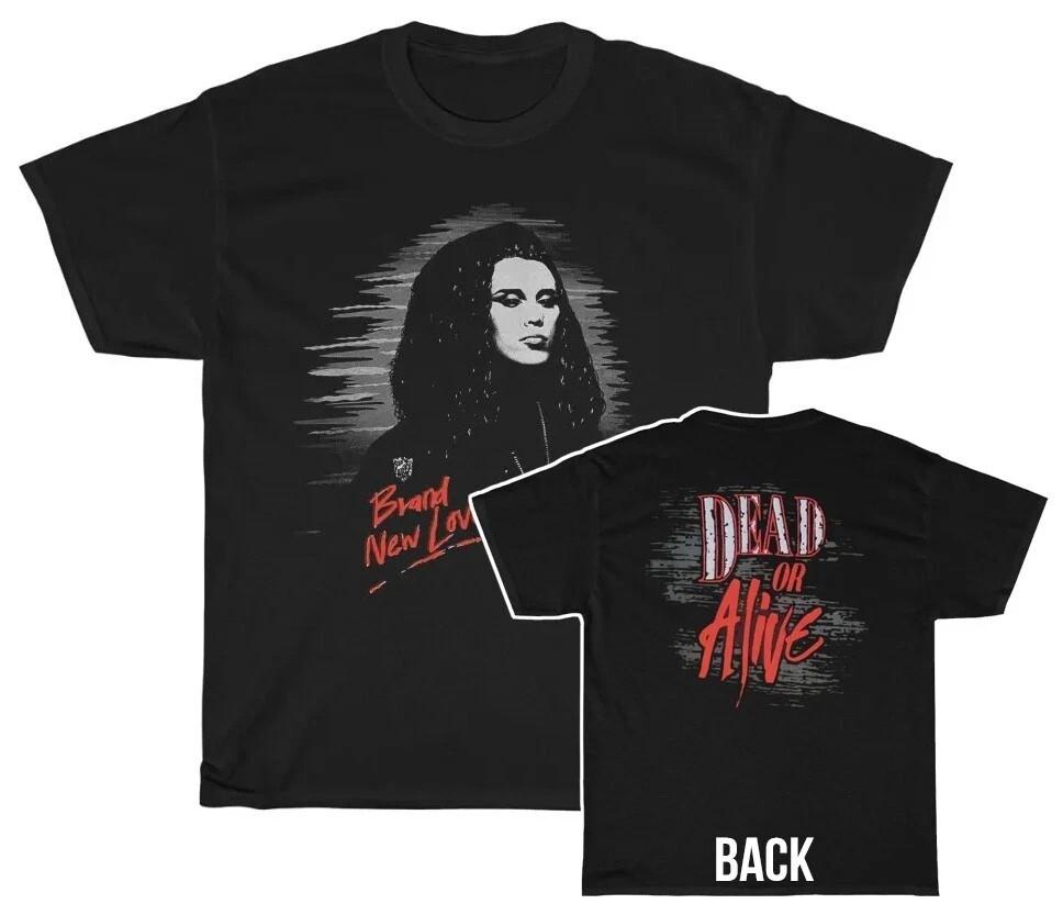 Vtg Dead or Alive Band Heavy Cotton Black Unisex 2 Sided Shirt Unisex T-Shirt L