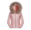 Women Winter Warm Coat Fake Fur Collar Parka Down Solid Color Full Sleeve Long Thickening Warm Coat