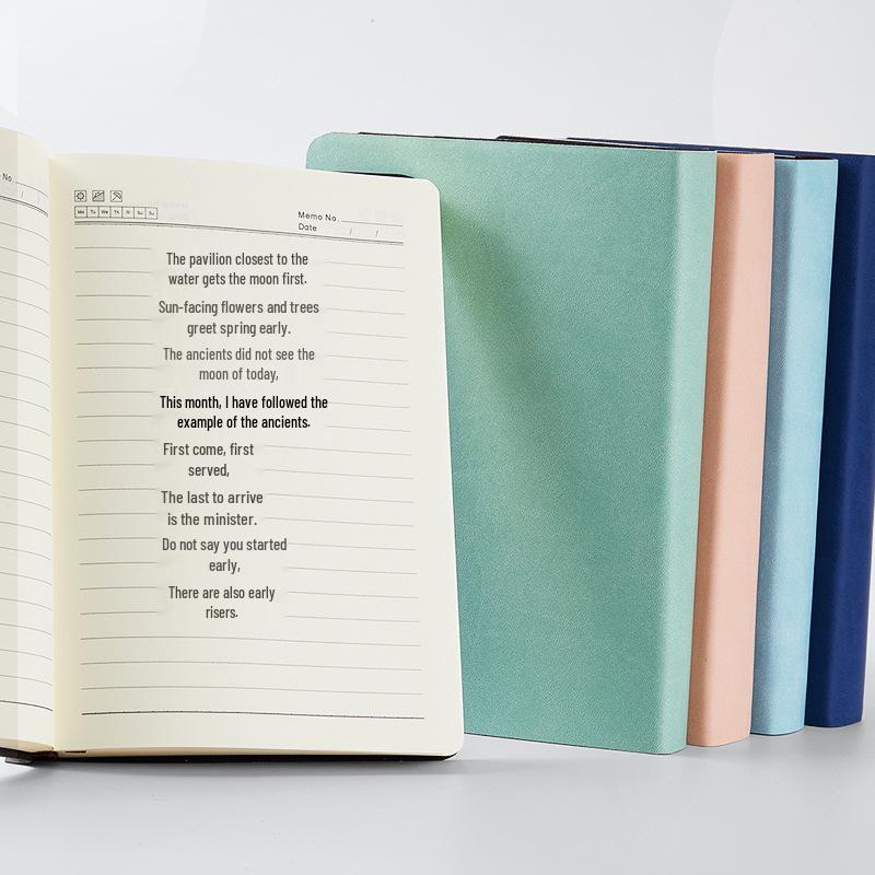 Premium Soft Leather A5 Notebook - Thick Artistic Diary for College Students