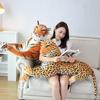 Cartoon Simulation Tiger Leopard Doll Plush Toy Black Panther Spotted Dog Collie Doll Children'S Doll