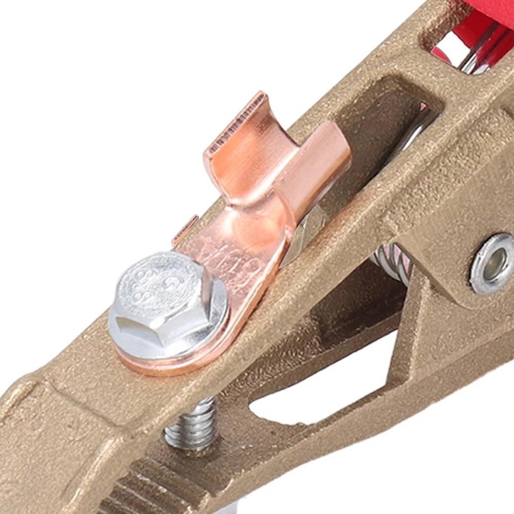 Brass Welding Ground Clamp 260A Welding Plasma Machine Practical Earth Cable Clamp for TIG/MIG/MMA