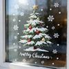 Large Christmas Window Sticker PVC Electrostatic Sticker Christmas Tree Wall Stickers New Year