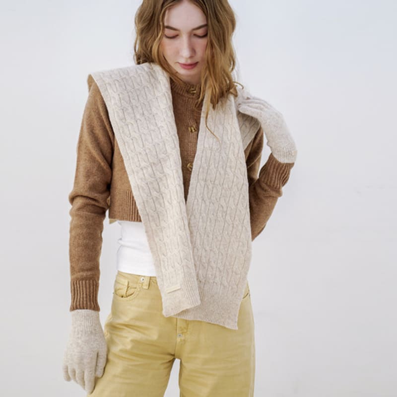 meminn ssorel twist shawl muffler 4colors