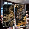 IK23 Chinese Dragon Transparent Phone Case for Motorola Moto G40 G04 G05 One Ace Action  Fusion + Plus Hyper Macro Vision Zoom