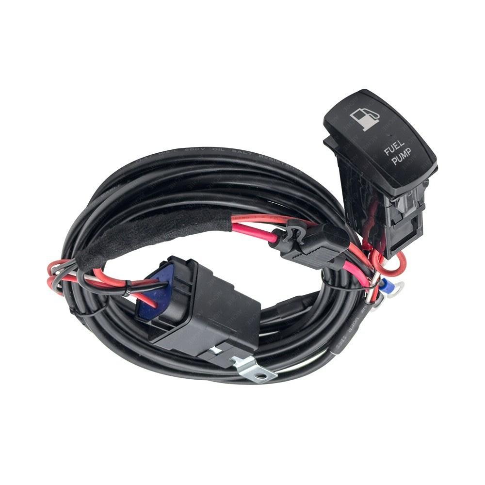 1 Set 12V 40A Relay Fuel Pump Switch Wiring Harness Kit For Car Boat Vehicle
