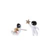 Stylish And Cute Space Astronaut Stud Earrings Are Versatile And Simple Asymmetrical Stud Earrings.