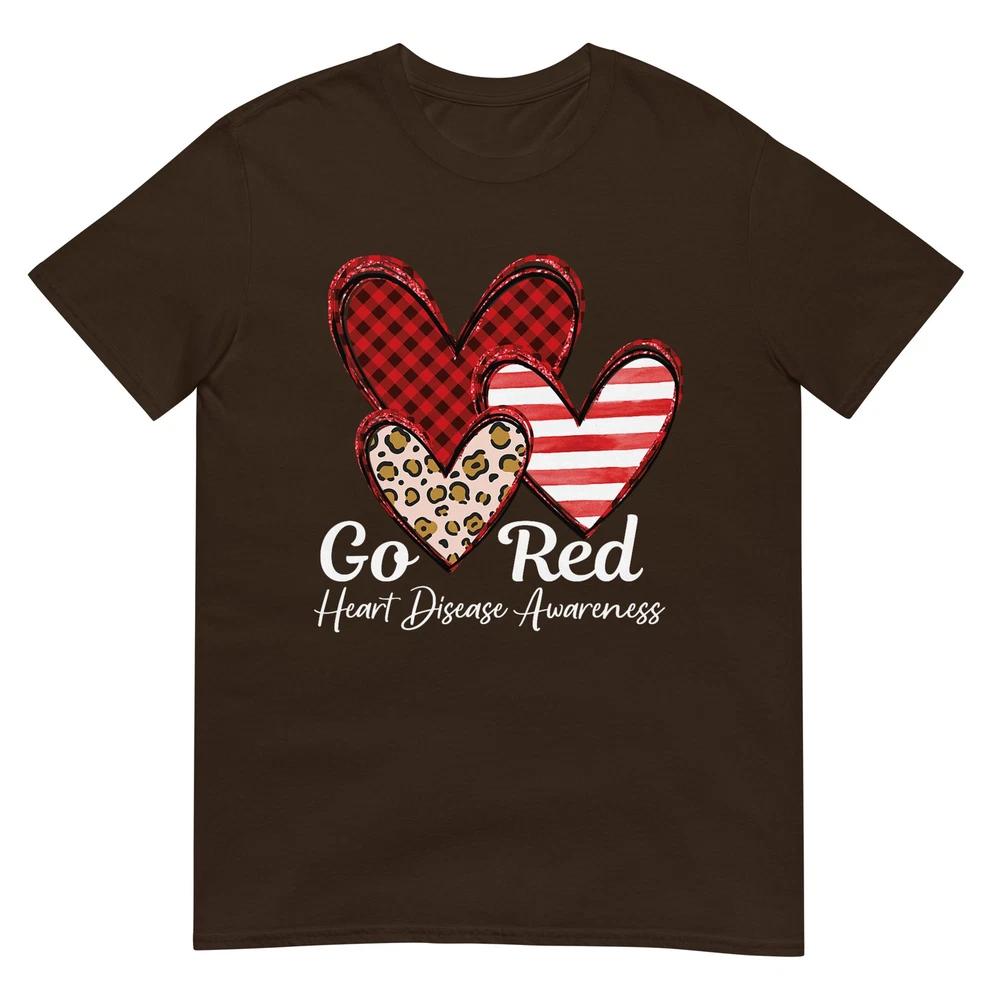 Go Red Heart Disease Awareness Chd Unisex February Wear Red TShirt