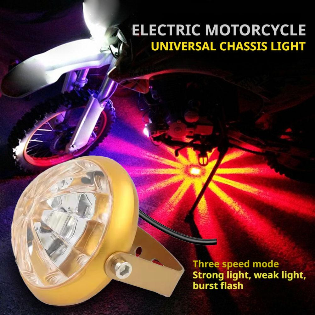 Motorcycle Chassis Light High-power Floor Light Flashing Color Light Car Truck Laser Spotlight Chassis Decoration