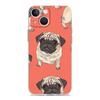 Phone Case For iPhone 17 Cases iPhone Air 16 15 12 13 14 Pro Max 7 8 Plus 16Pro iPhone11 Soft Cover Animal Pug close up