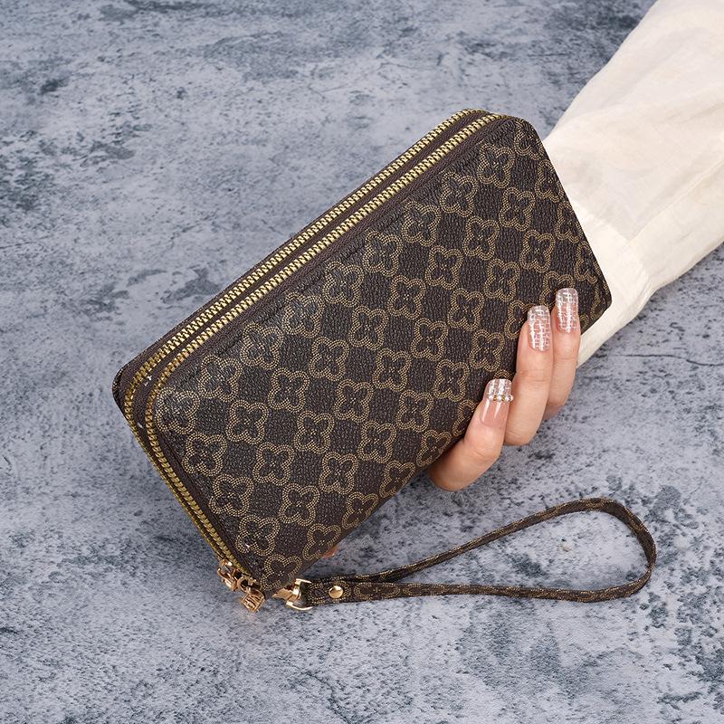 2024 Women's Long Style Double-Zip Large Capacity Wallet & Coin Purse