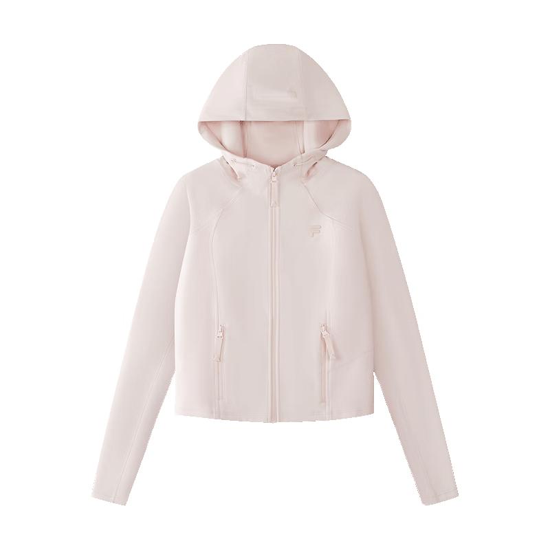 FILA FUSION 2026 New Women s Slim-Fit Hooded Knit Jacket S
