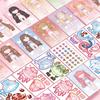 Princess Dress Up Sticker Book Diy Girly Wardrobe Sticker Sheets For Girls Party Favor Gifts Handbooks Waterproof Stickers