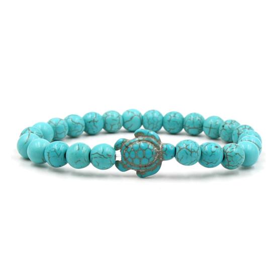 

Браслет из бисера, морская черепаха, эластичная веревка из бисера, регулируемое украшение в стиле бохо, подарок на день Святого Валентина для женщин A