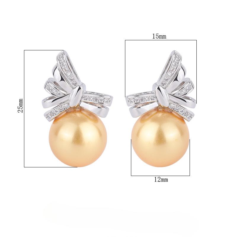 New Products In Europe And America Exaggerated Pearl Light Luxury High-End Bead Studs