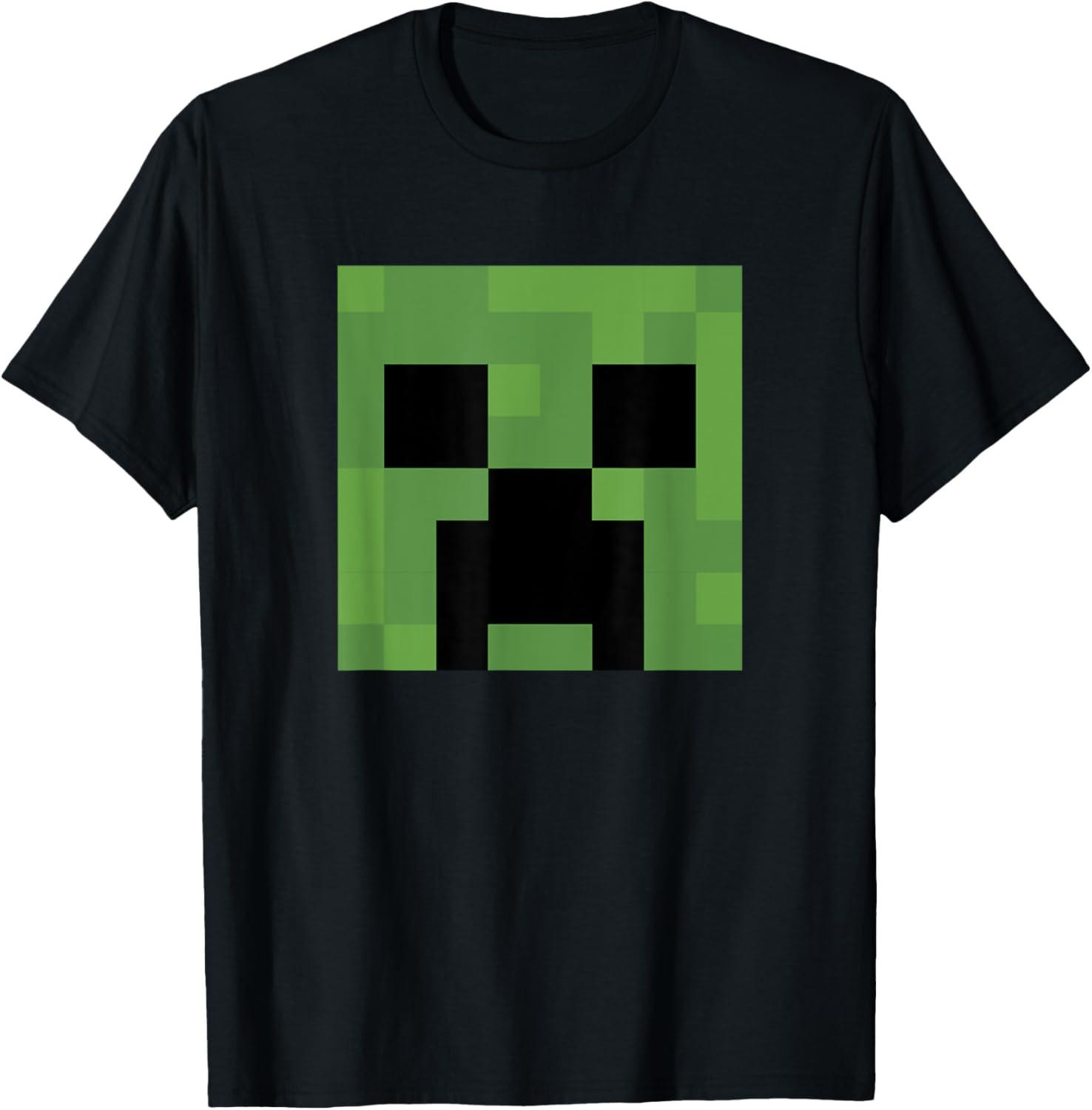 Футболка Minecraft Creeper Big Face XXL