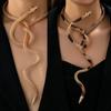 Alloy Retro Snake Necklace Multifunctional Wear As Chokers Bracelet Armband Comfortable Skin Friendly Designs