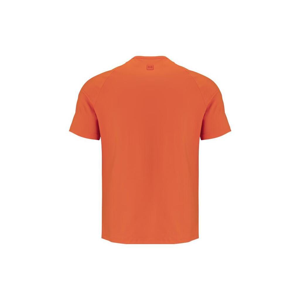 Under Armour T Shirts Men's Orange Crew Neck Moderate Straight Fit 1378988-800