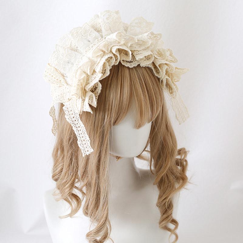 Lo Girl Sweet Girl Hair Accessories Lace Headgear Hair Bands for Girls Lolita French Elegant Headband