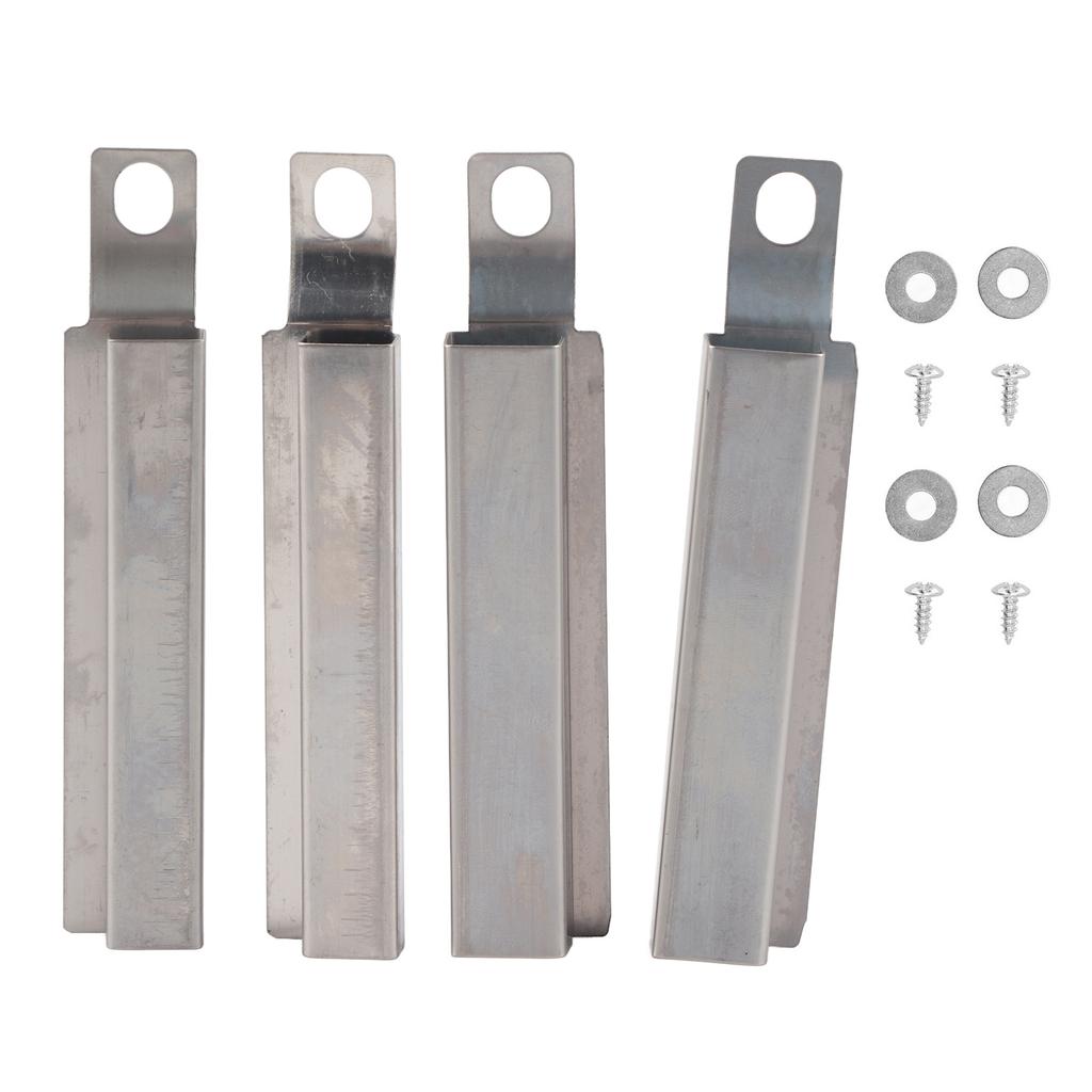 4 Set Adjustable Stainless Steel Crossover Tube Channel Burners Replacement Fit for Charbroil 463673517