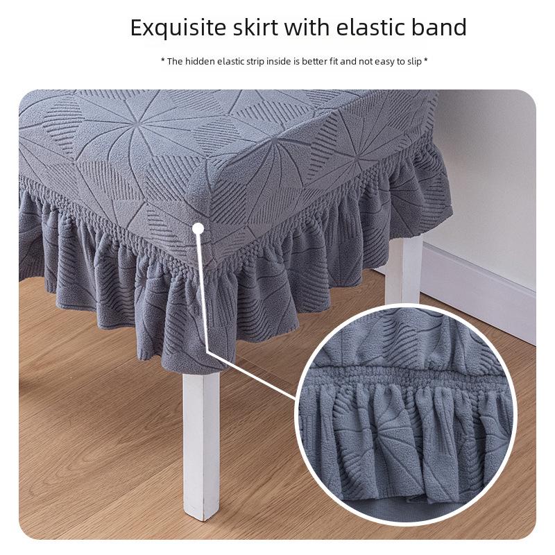 Coprisedia Elasticizzato Jacquard Monopezzo per Banchetti e Hotel - Spesso, Design Completamente Avvolgente