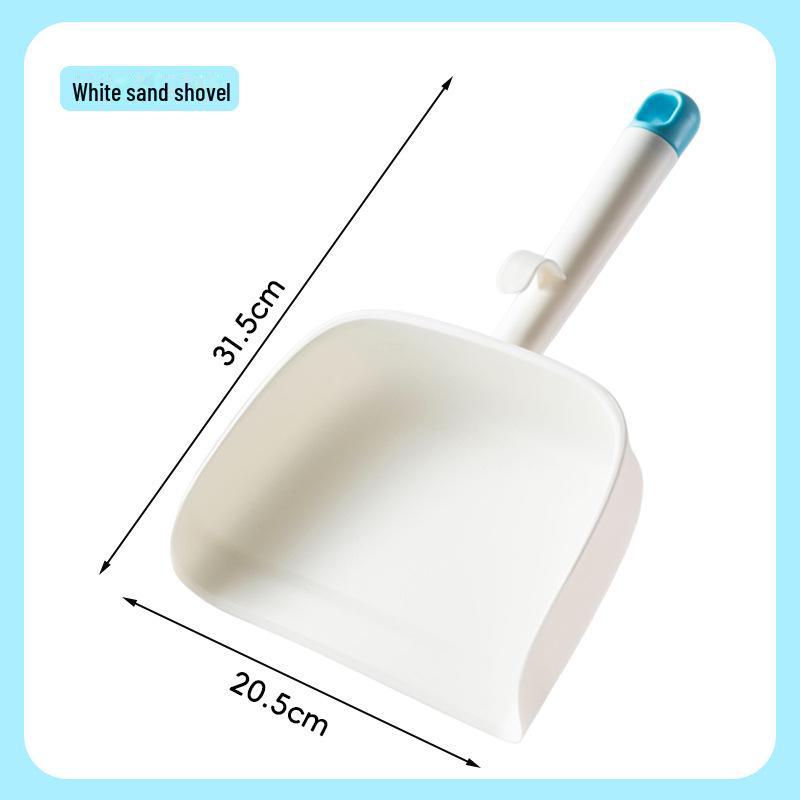 

Надзвичайно велика, легка в очищенні, легка, стійка до ударів, міцна лопата для котячих туалетів Extra Large Pet Cat Litter Shovel білий