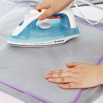 Strijkmat Hoge Temperatuur Bestendig Warmte-Isolerend Strijkdoek Kleding Beschermingsmat Willekeurige Kleur Home Mesh Strijkplank