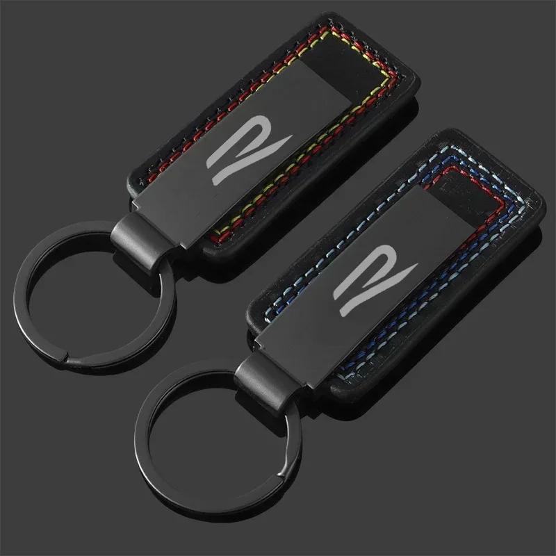 2025 Porte-clés de voiture chauds en fibre de carbone Porte-clés pour logo Volkswagen Rline Accessoires Porte-clés en métal